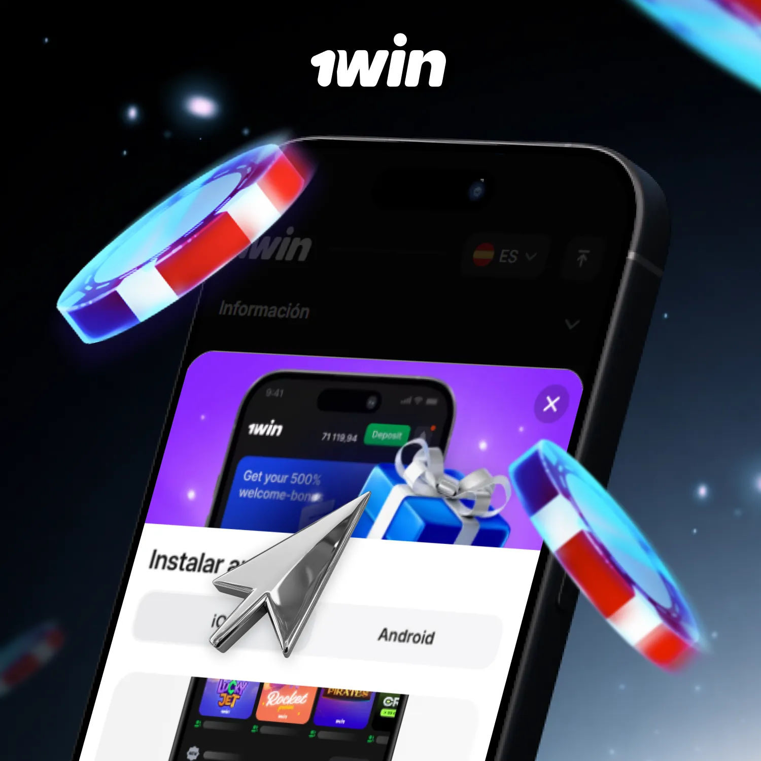 APK 1win para Android: descarga app casino y apuestas