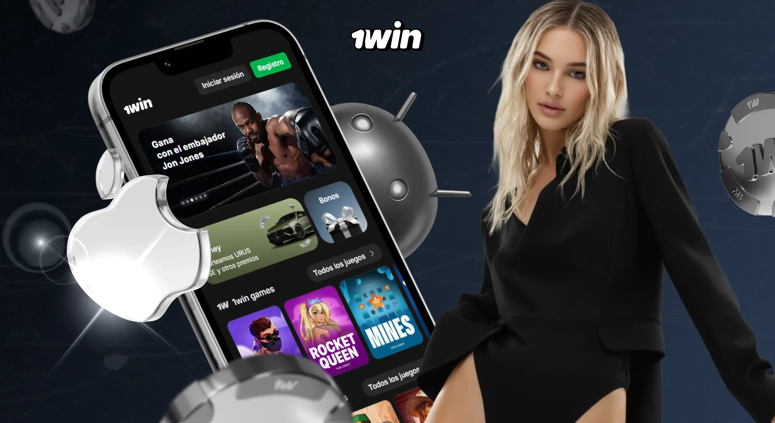 Registro 1win APK: crea cuenta en app Android y recibe bonos